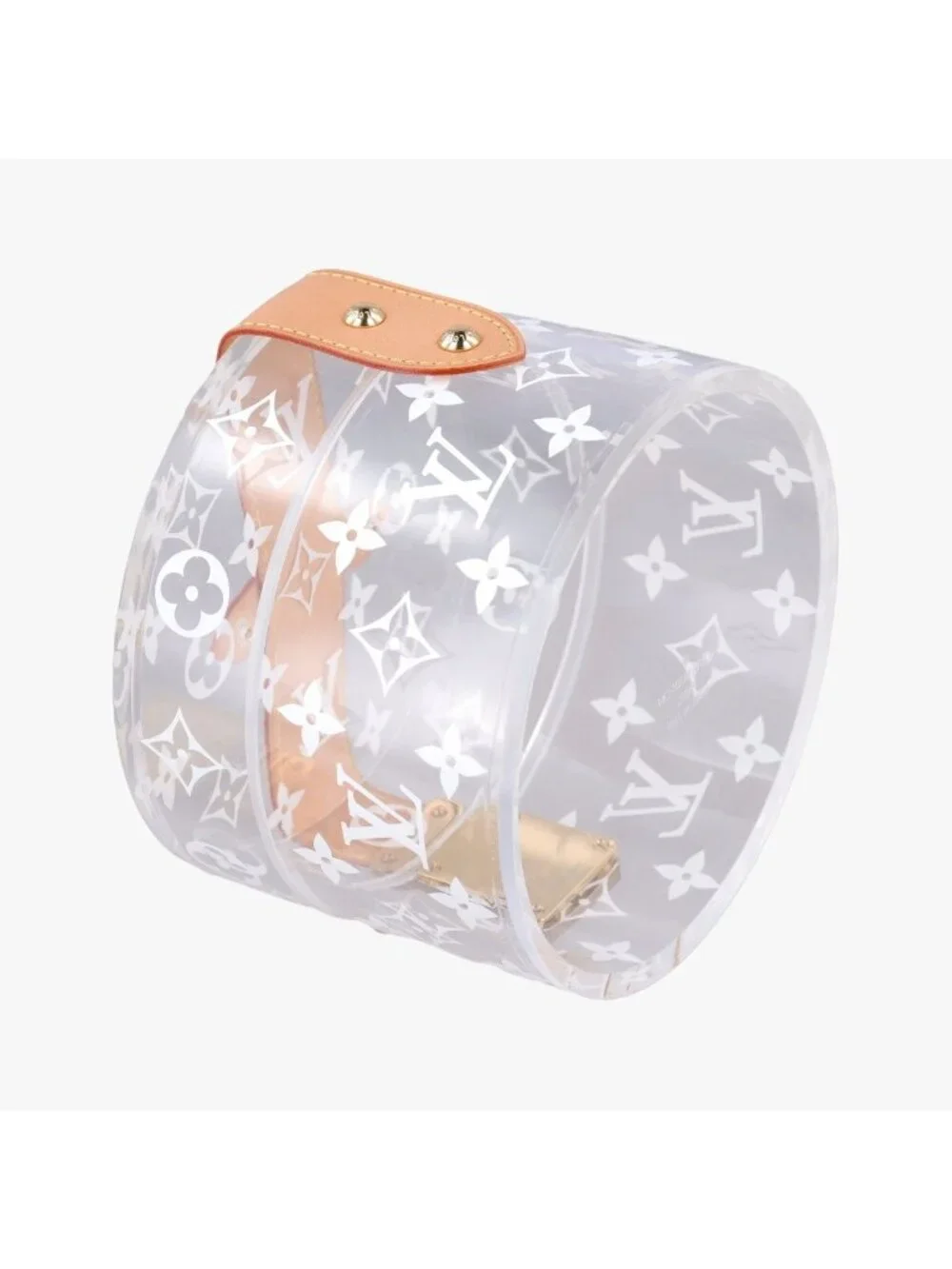 Louis Vuitton Box Scott Transparent Monogram Plexiglas Clutch